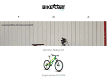Tablet Screenshot of bikeplanet.cl