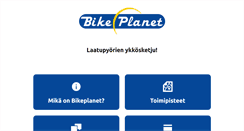 Desktop Screenshot of bikeplanet.fi